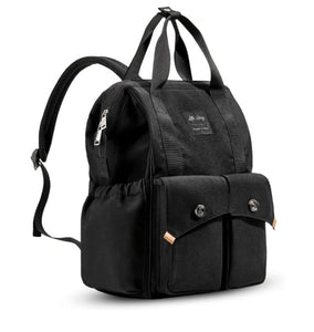 Ellie Waterproof Diaper Backpack-Black